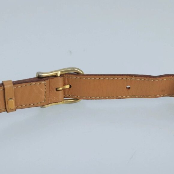 CELINE Macadam Canvas Circle Shoulder Bag Brown - Picture 11 of 15